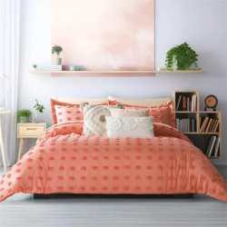Edredón tufted con fundas...