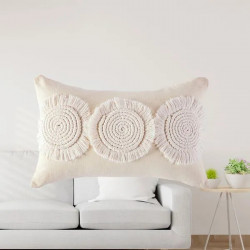 Funda para cojín tufted tulum